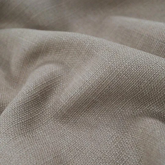 2pcs - Rustic Linen Drapery Panels 14' Tall x 113" Wide - Wheat