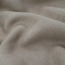 2pcs - Rustic Linen Drapery Panels 14' Tall x 113" Wide - Wheat