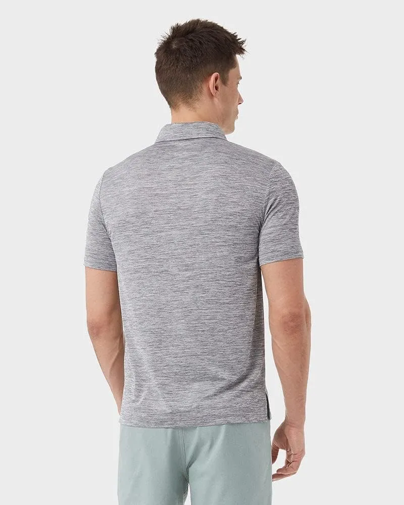 32 Degrees Mens Ultra-Sonic Polo | Slim Fit | Breathable | Moisture Wicking | Anti-Odor | Golf