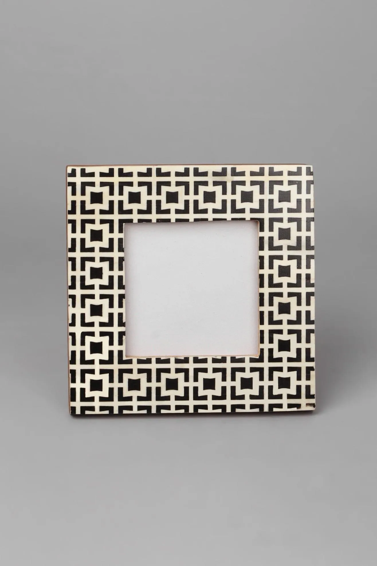 Black Cubic Pattern Stylish Photo Frames