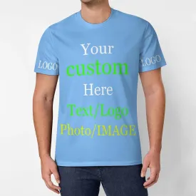 Custom T Shirts with Your Text Photo Logo Custom Shirt Personalized Custom t Shirts Design Your Own Front/Back Print
