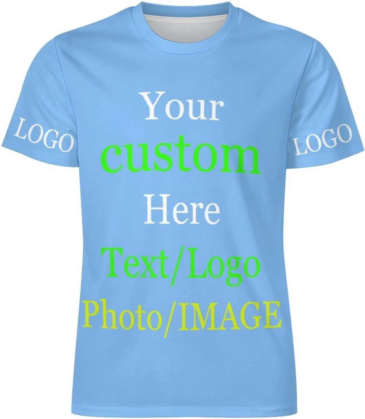 Custom T Shirts with Your Text Photo Logo Custom Shirt Personalized Custom t Shirts Design Your Own Front/Back Print