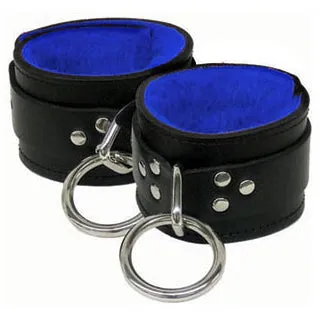 Fleece Lined Leather Ankle Restraints