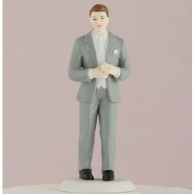 Gay Fashionable Groom Mix & Match Cake Toppers