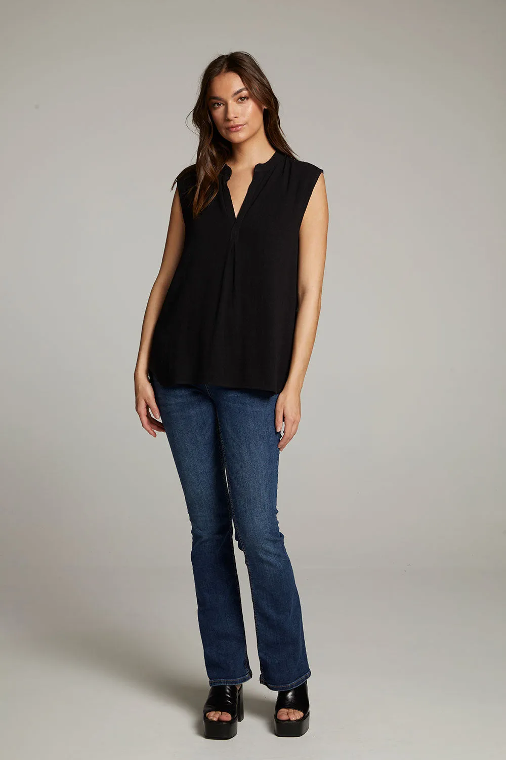 Glades True Black Tank Top