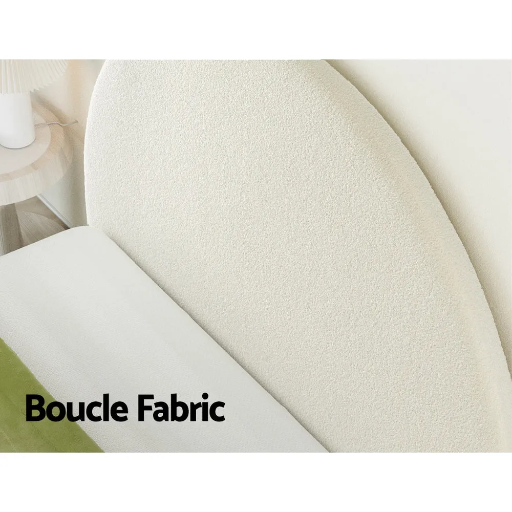 Luxurious Boucle King Headboard, Stylish Arch - Artiss