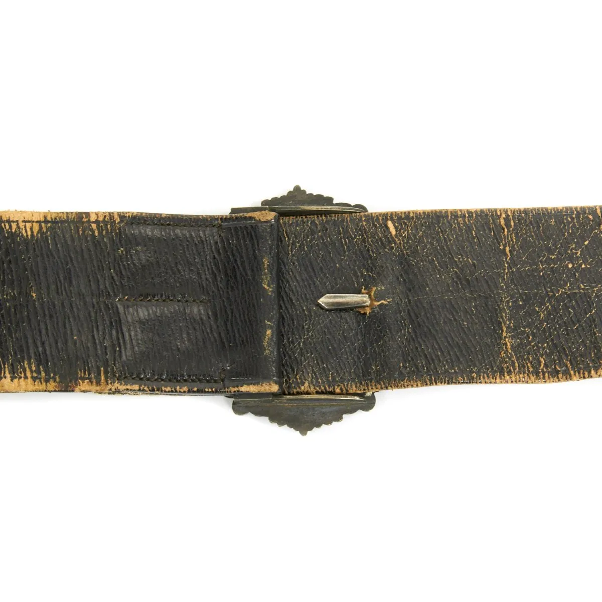 Original British Victorian Era Crimean War Artillery Officer's Cross Belt and Pouch Set