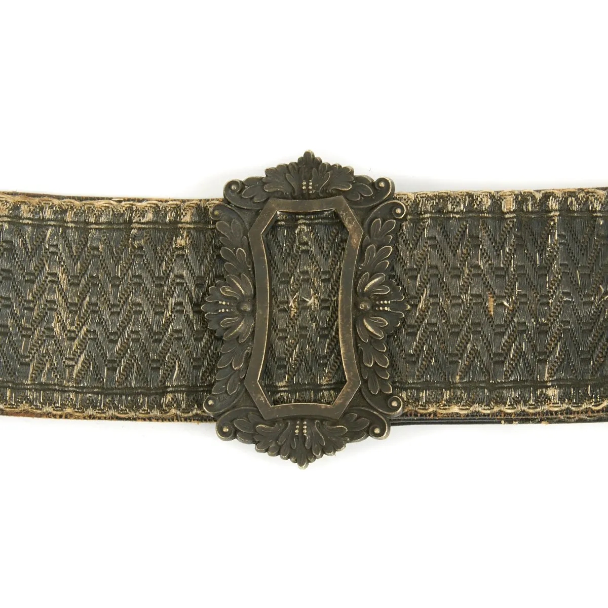 Original British Victorian Era Crimean War Artillery Officer's Cross Belt and Pouch Set