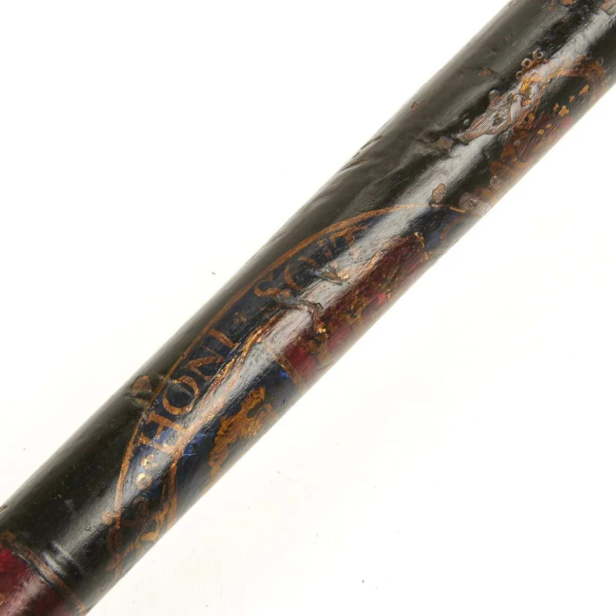 Original British Victorian Painted Police Truncheon