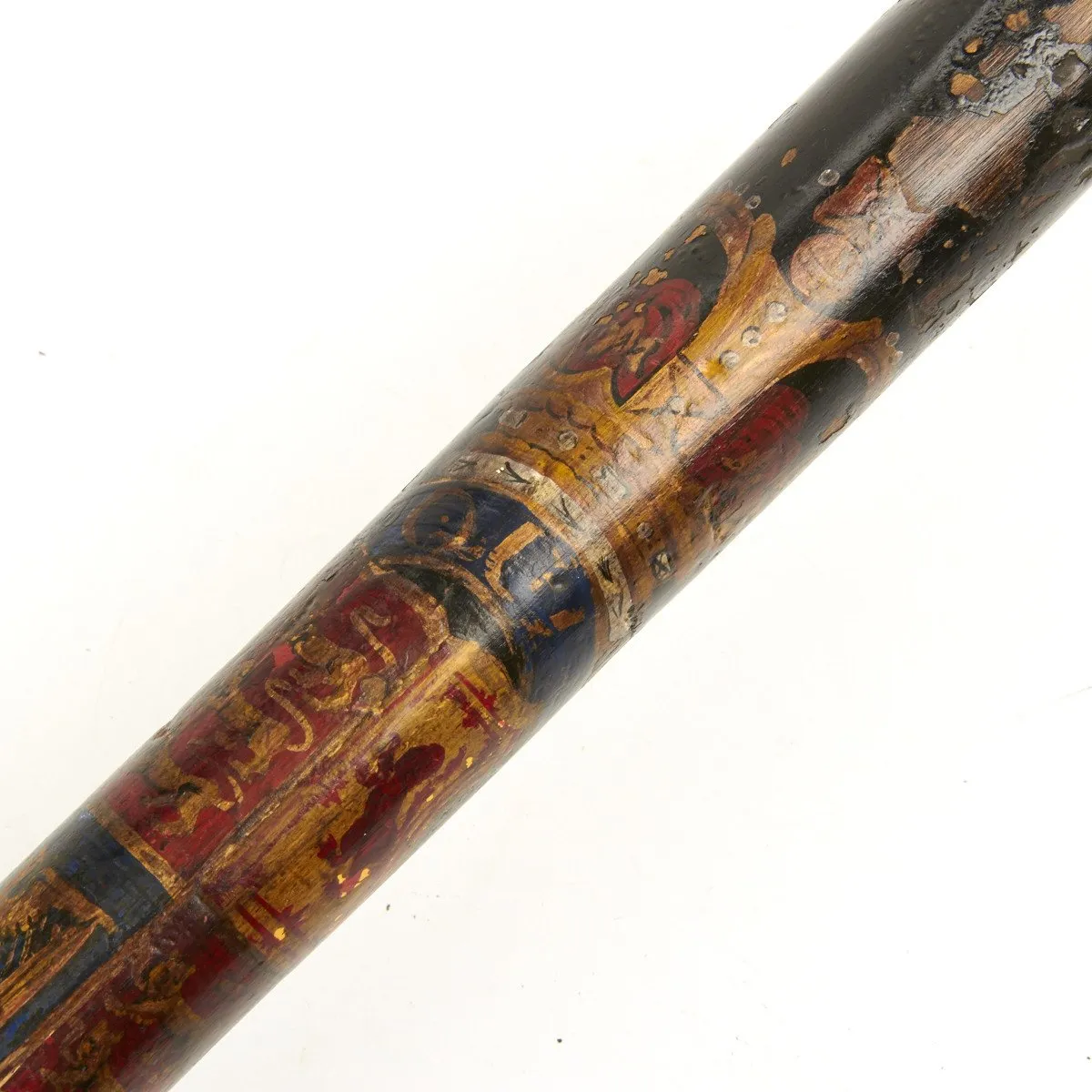 Original British Victorian Painted Police Truncheon