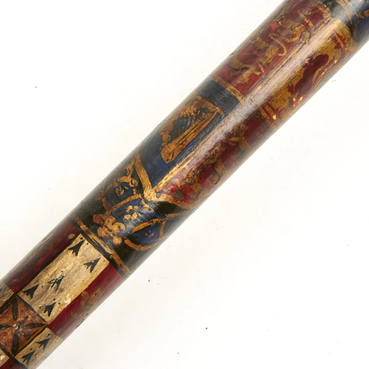 Original British Victorian Painted Police Truncheon