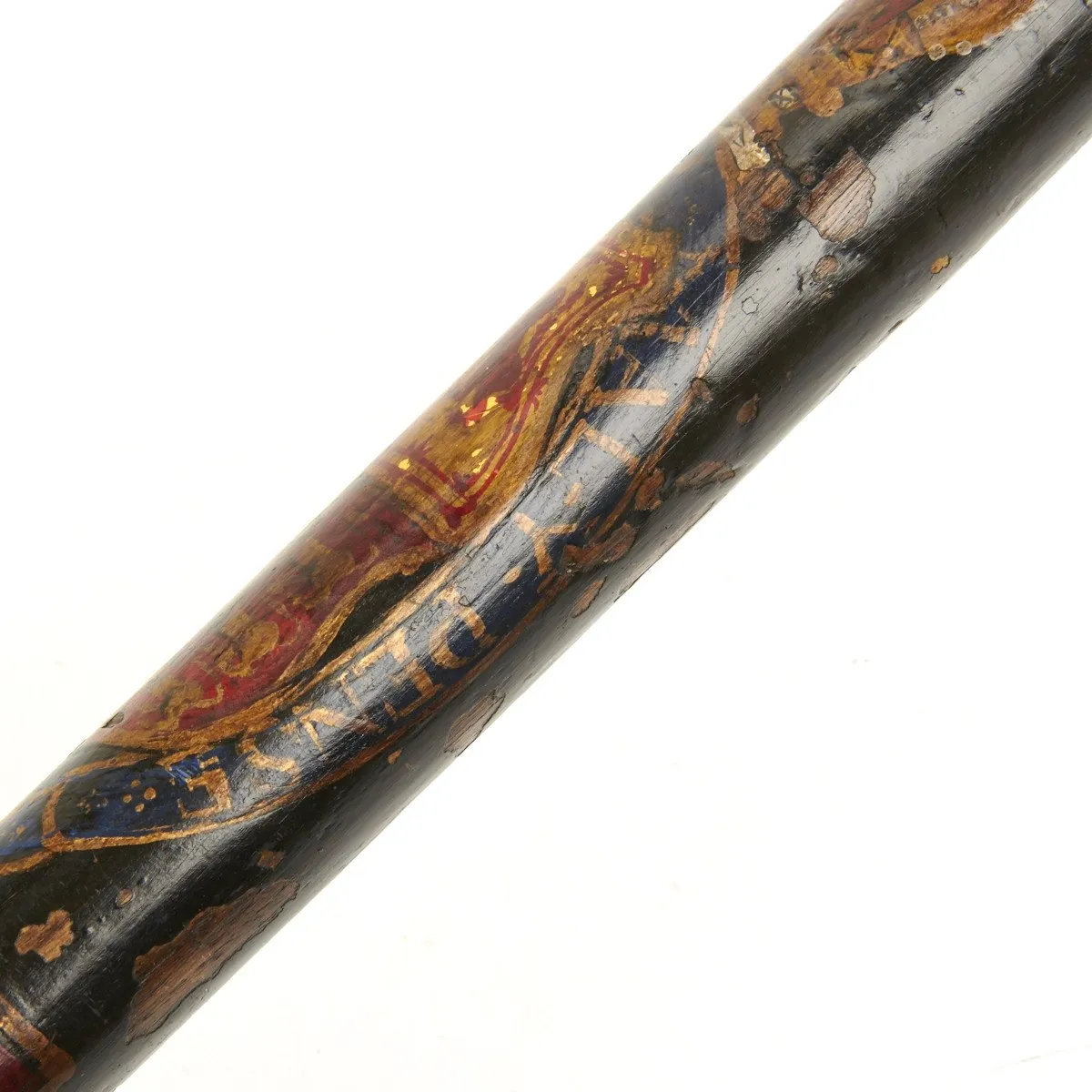 Original British Victorian Painted Police Truncheon