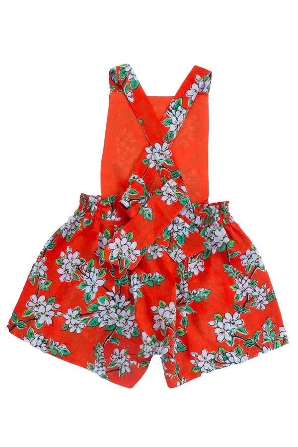 Pomme Playsuit paprika almond blossom