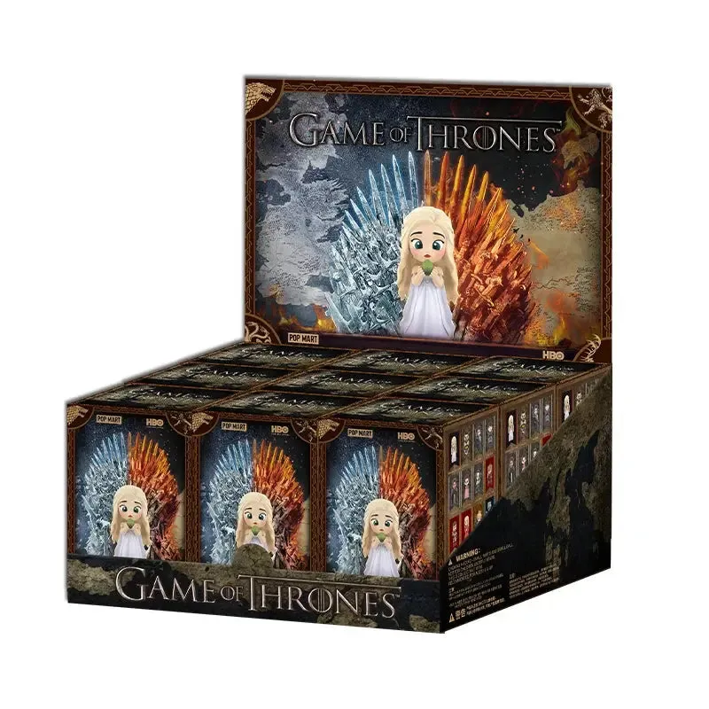 POP MART Game of Thrones Series Blind Box Toys | Kawaii Anime Action Figures | Surprise Mystery Box | Dolls | Girls Gift