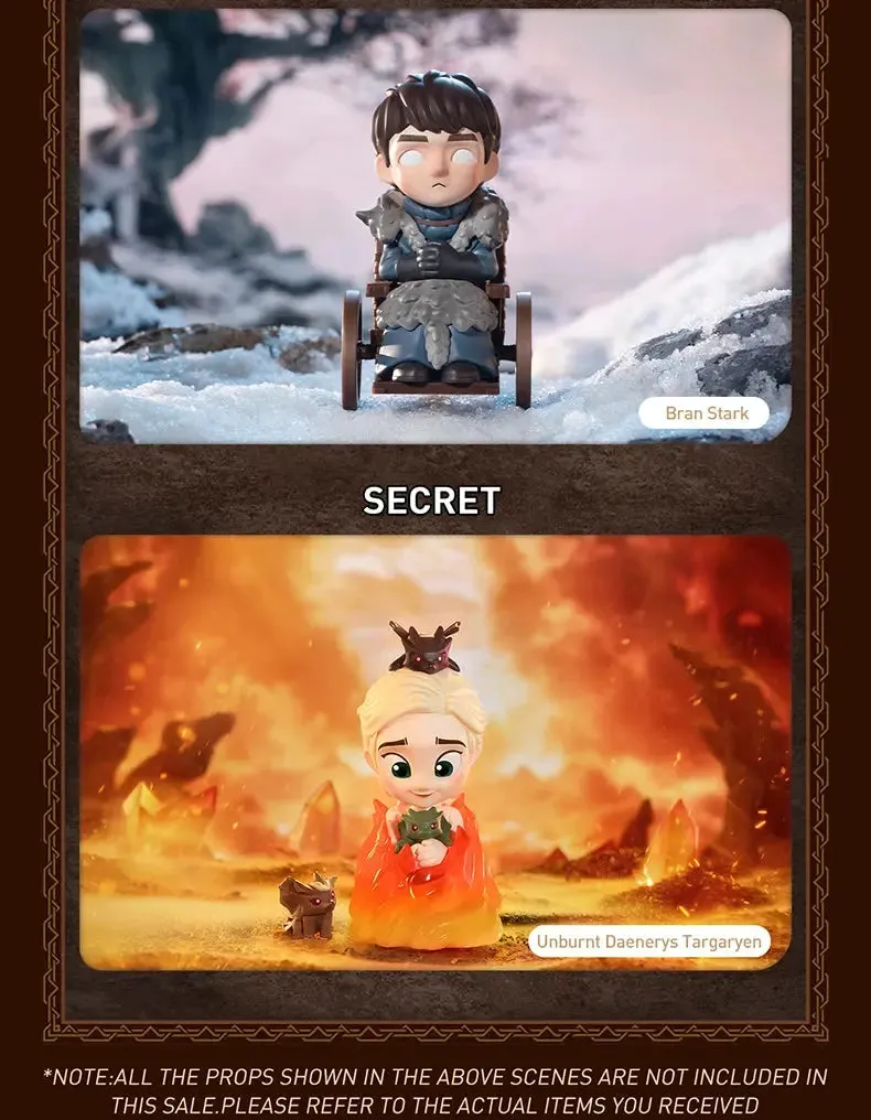 POP MART Game of Thrones Series Blind Box Toys | Kawaii Anime Action Figures | Surprise Mystery Box | Dolls | Girls Gift