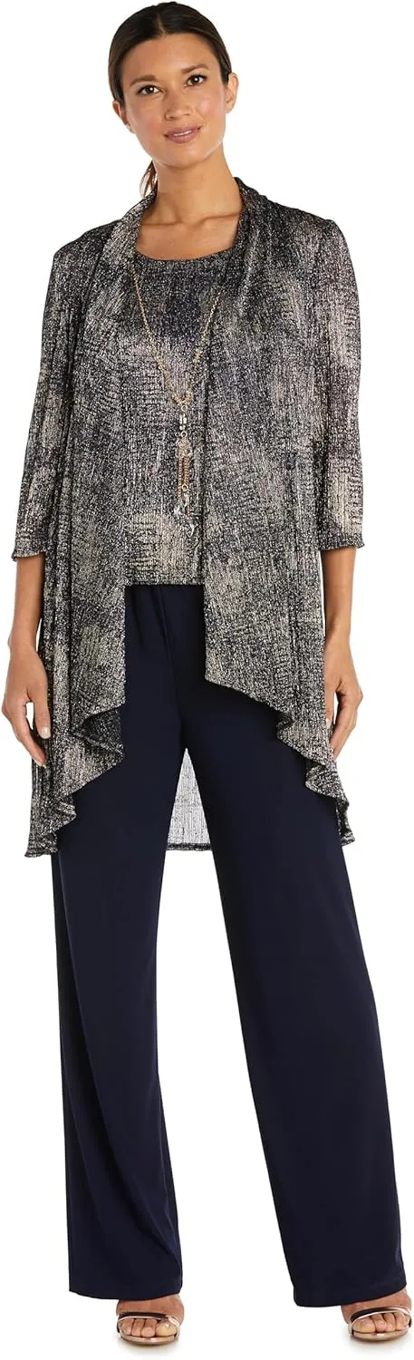 R&M Richards Womens 3PC Special Occasion Pant Outfit