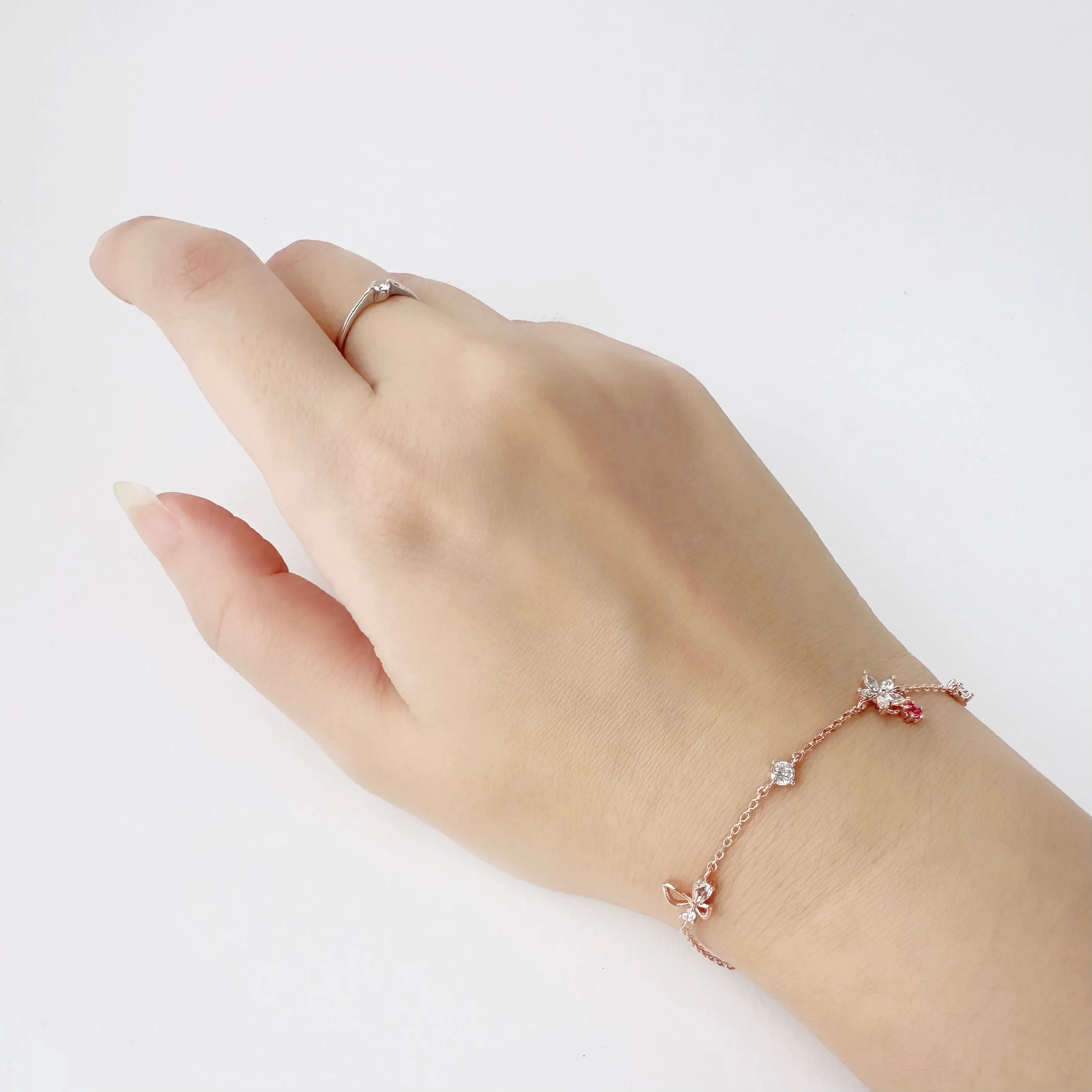 Rose Gold Daffodil Bracelet