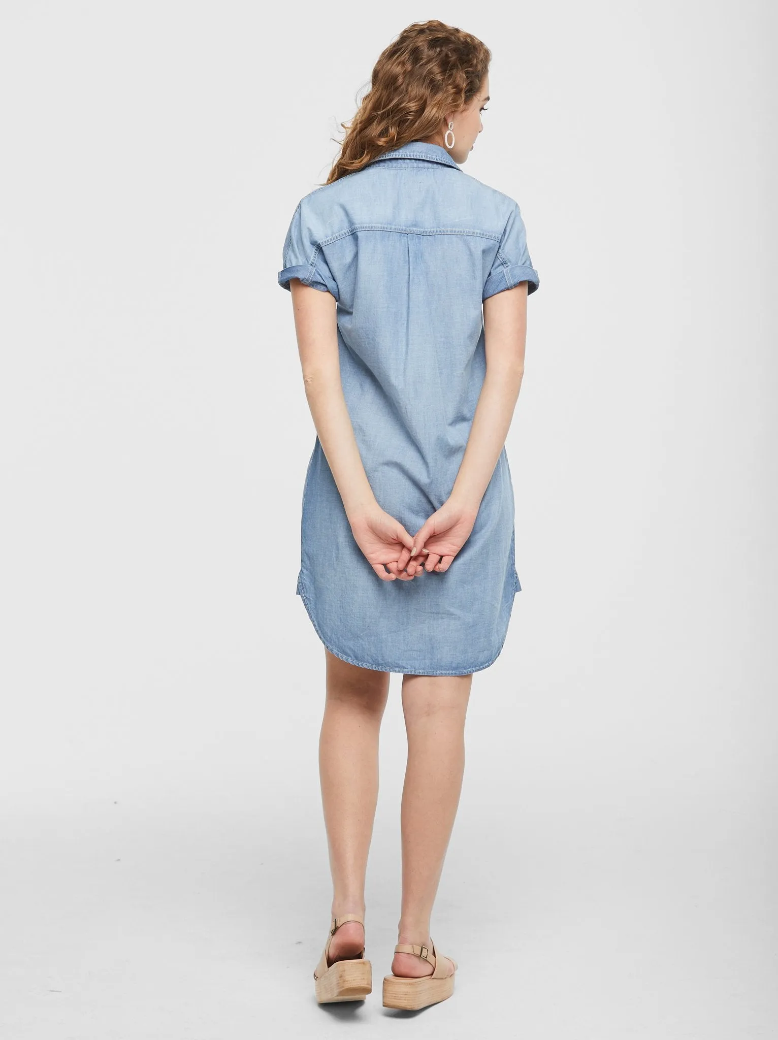 The Adriana Chambray Dress