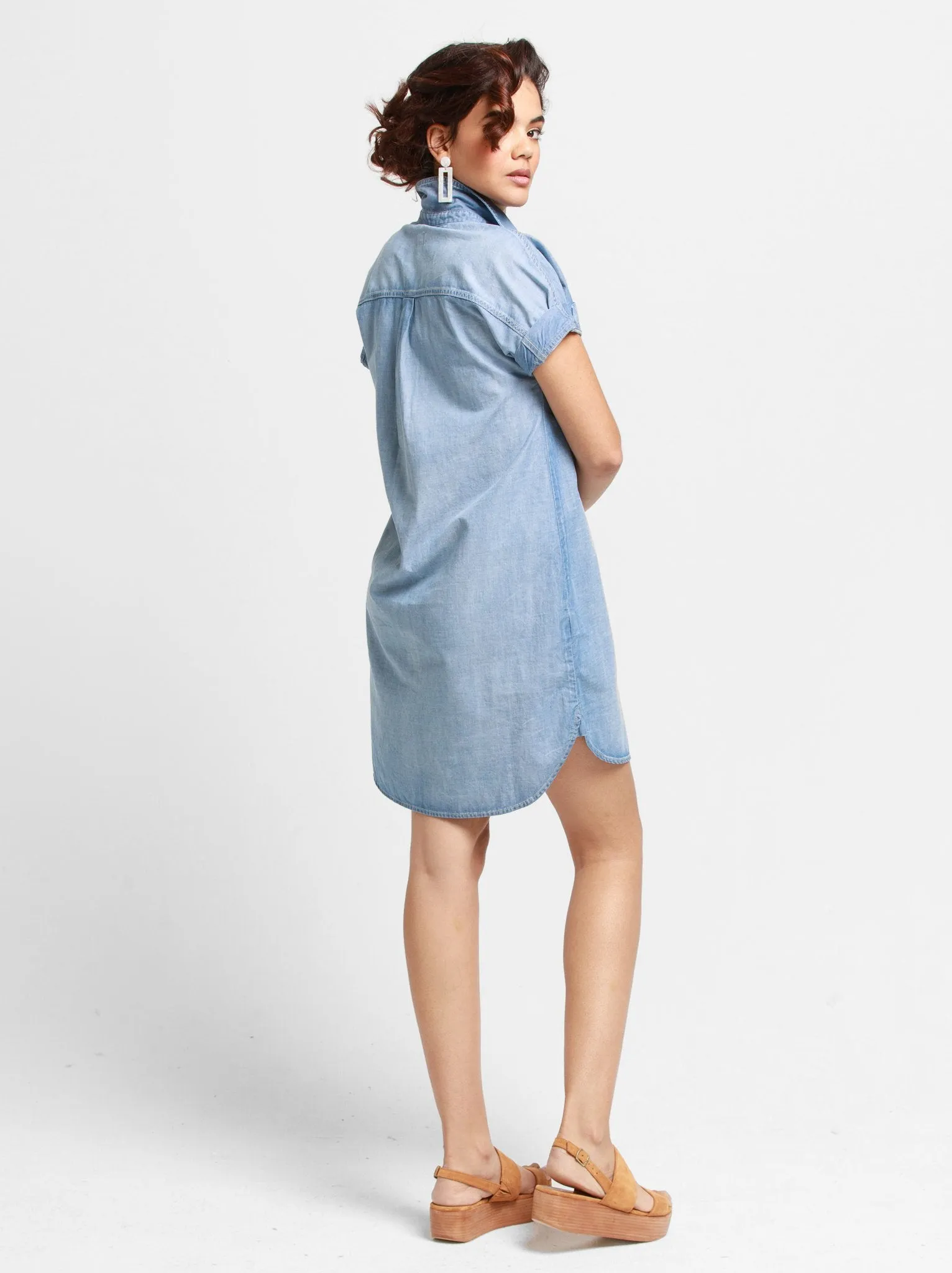 The Adriana Chambray Dress