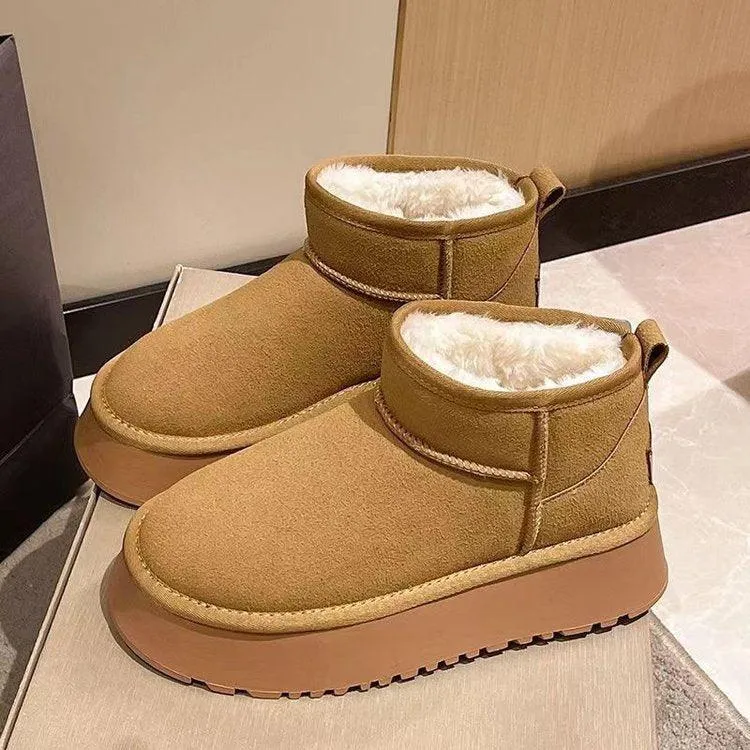 Thickened Non-slip Warm Cotton Shoes