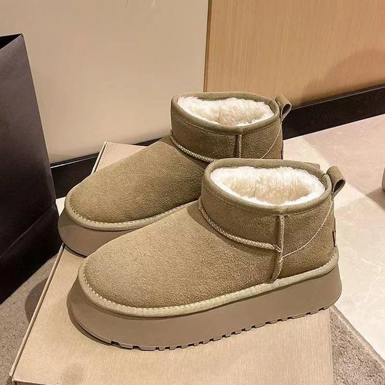 Thickened Non-slip Warm Cotton Shoes