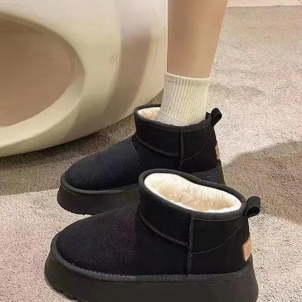 Thickened Non-slip Warm Cotton Shoes