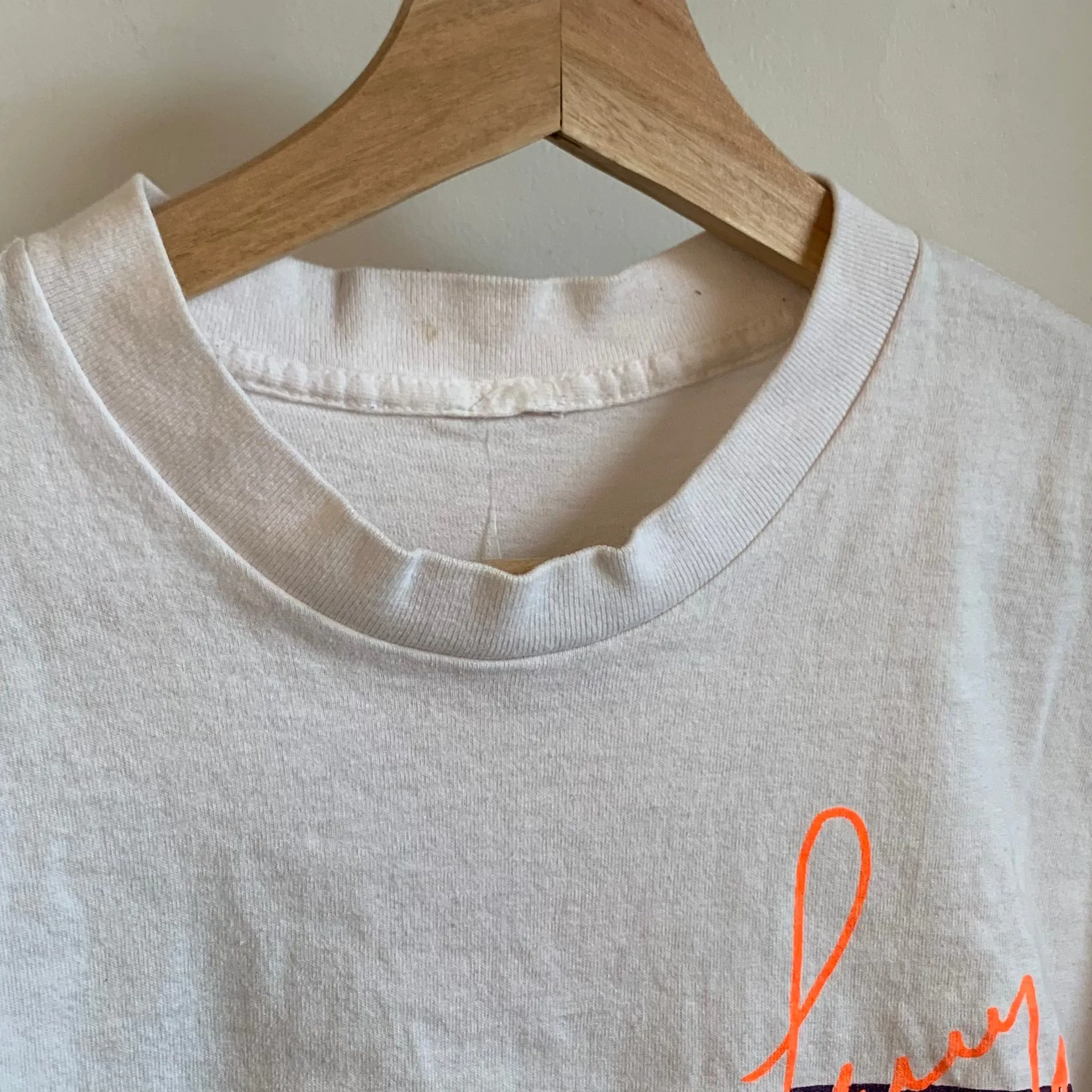 Vintage Larry Steele Hoop Camp Autographed Shirt S